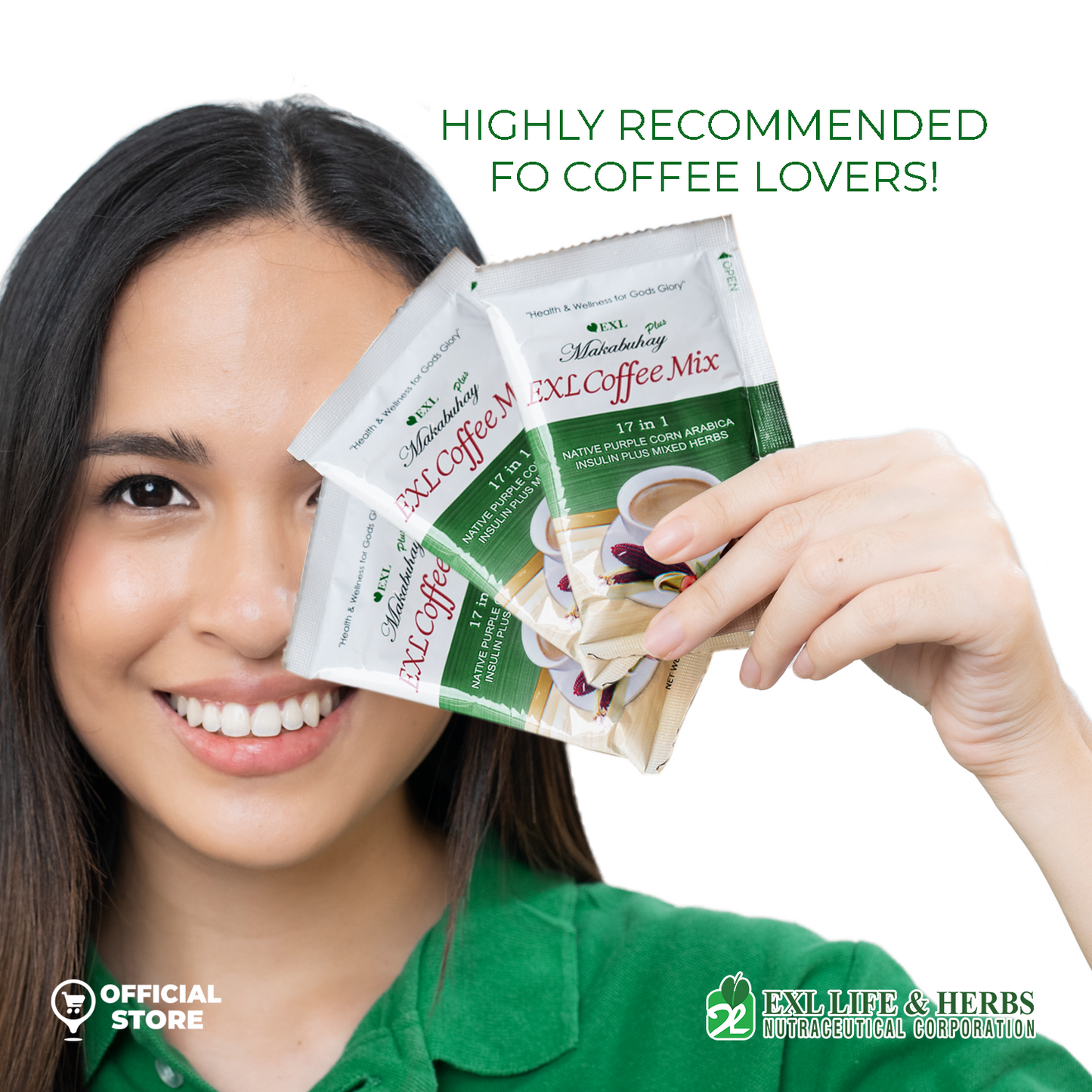 BUY 4 EXL COFFEE MIX, GET 1 EXL ALL-IN-1 SKINCARE OIL FREE